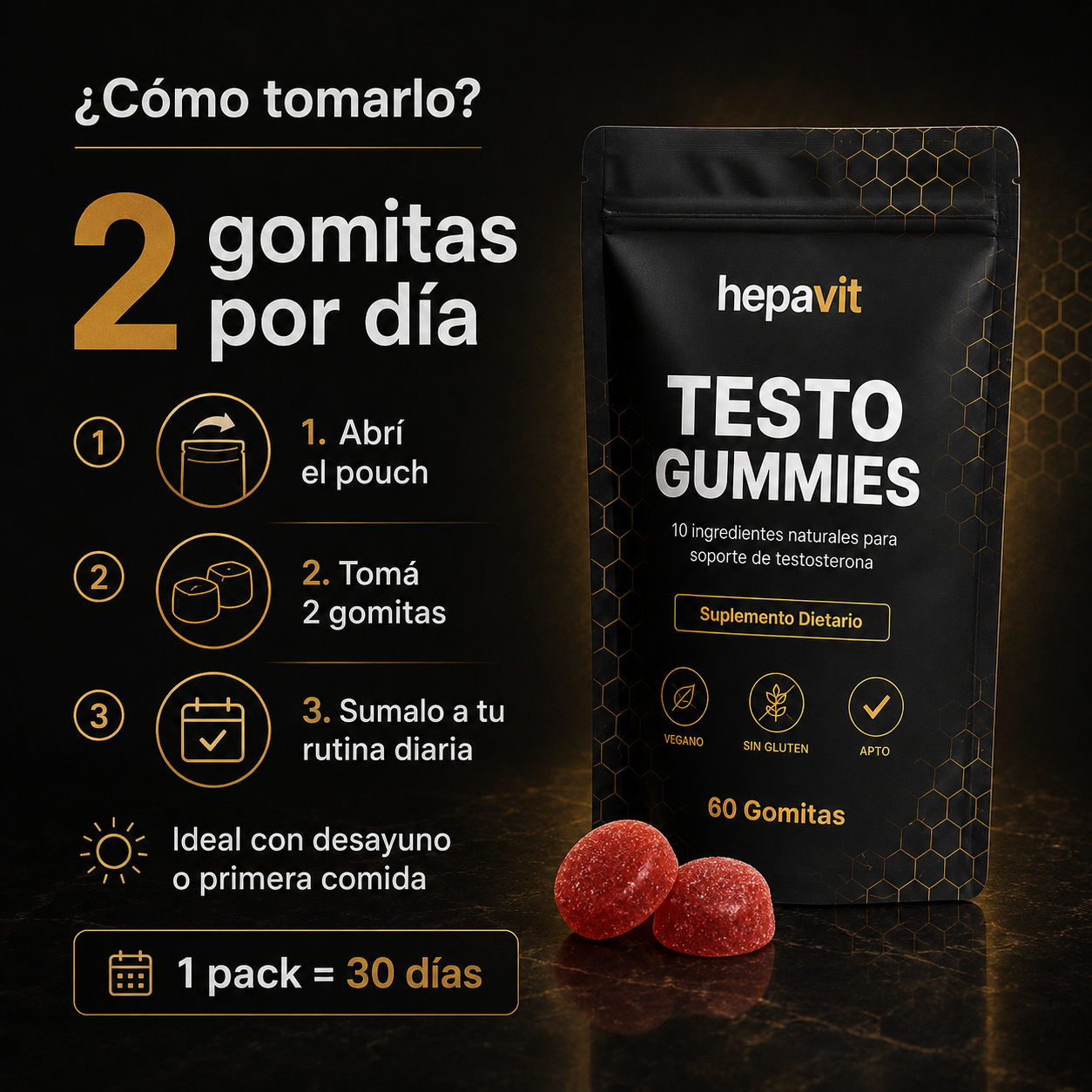 Hepavit Testo Gummies