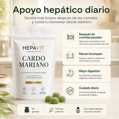 Hepavit Cardo Mariano - Desintoxicación del hígado y limpieza de colon