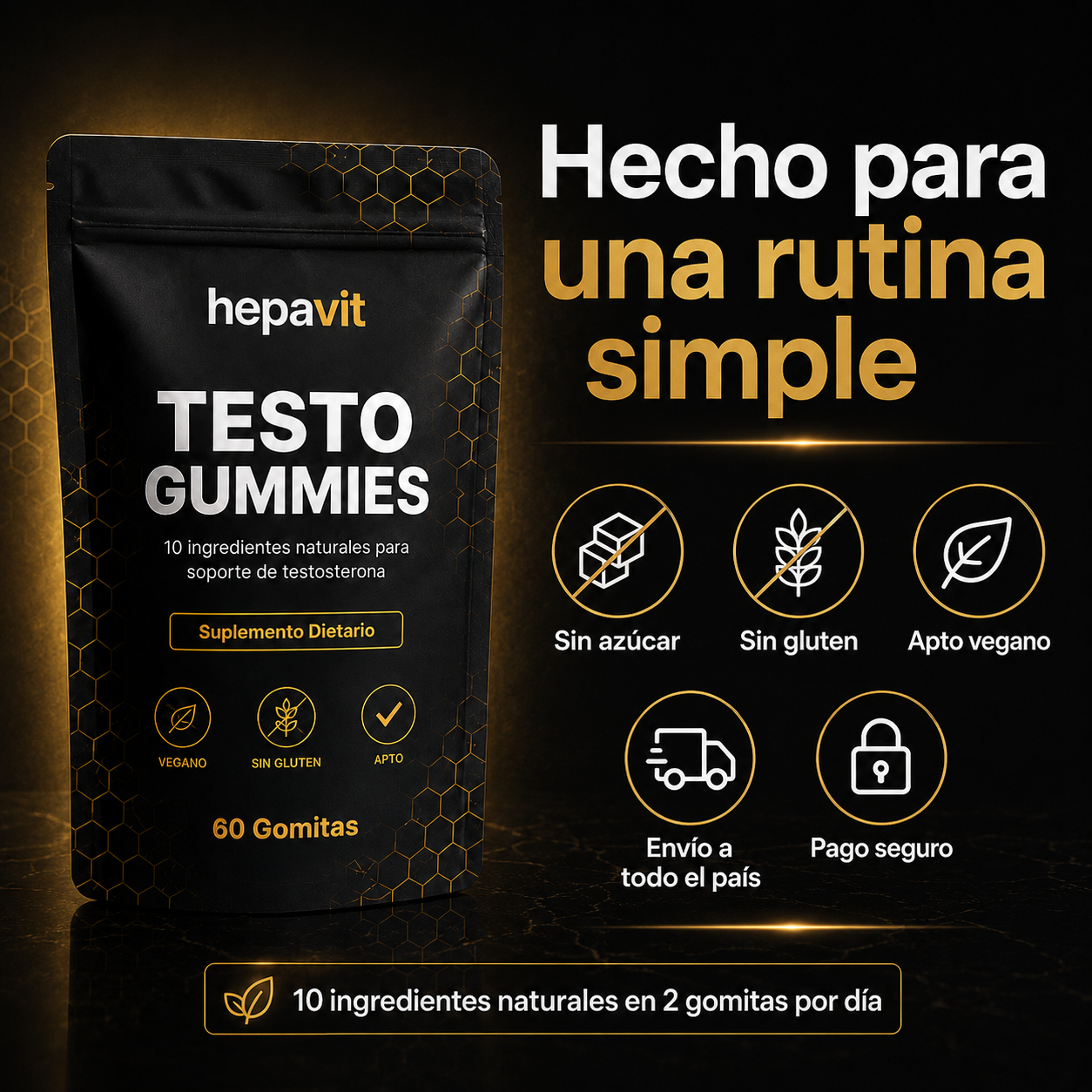 Hepavit Testo Gummies