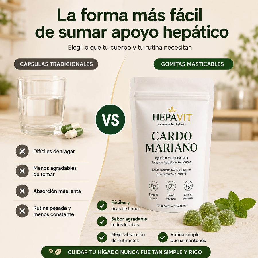 Hepavit Cardo Mariano - Desintoxicación del hígado y limpieza de colon