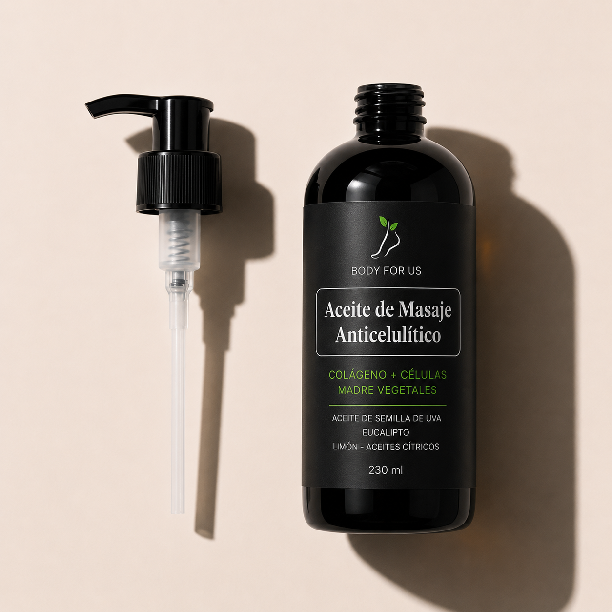 Body For Us — Aceite de Masaje Anticelulítico