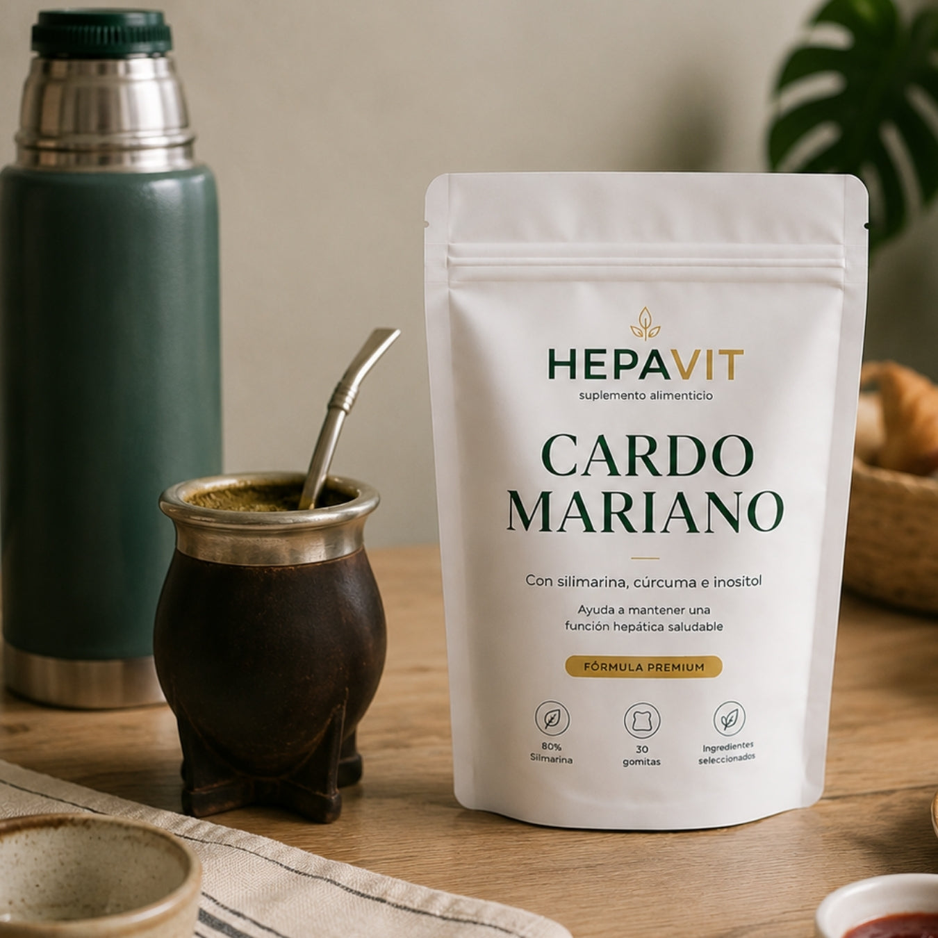 Hepavit Cardo Mariano - Desintoxicación del hígado y limpieza de colon