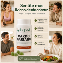Hepavit Cardo Mariano - Desintoxicación del hígado y limpieza de colon